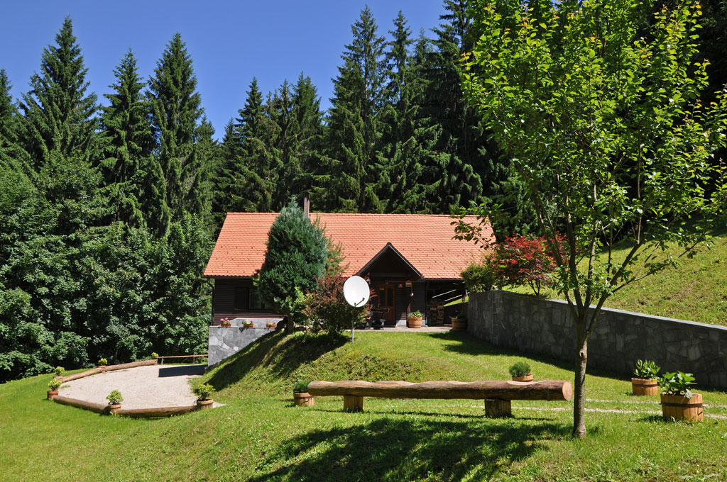 Rogla Lodge - lower driveway